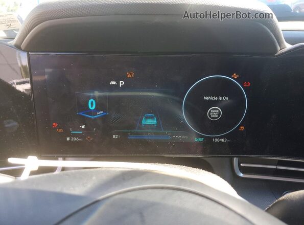 5NPLS4AGXPH113106 2023 HYUNDAI ELANTRA Black Vista del cuadro de instrumentos