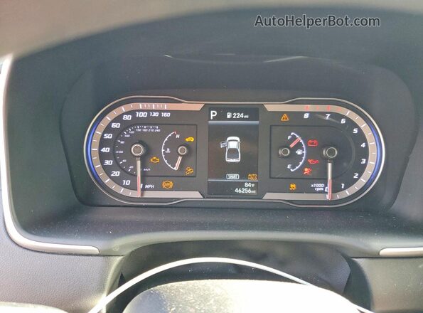 5NTJA4AE8NH002237 2022 HYUNDAI SANTA Черный Вид щитка приборов