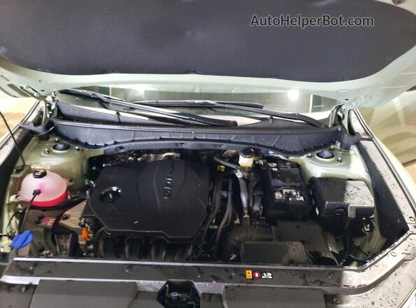 5NTJADDE7SH140519 2025 HYUNDAI SANTA Зеленый Вид подкапотного пространства
