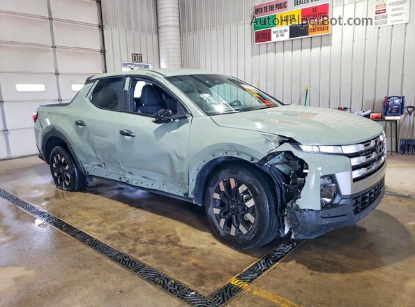 5NTJADDE7SH140519 2025 HYUNDAI SANTA Зеленый Передняя правая четверть