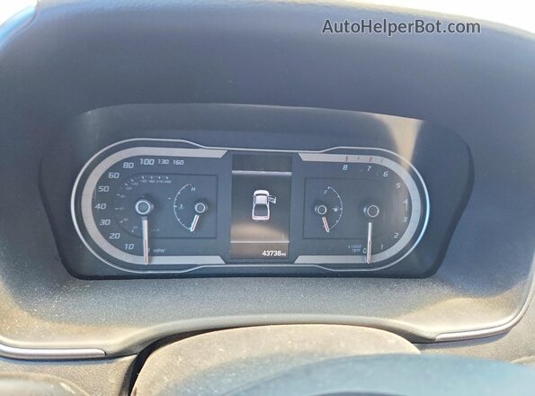 5NTJBDAE7PH042552 2023 HYUNDAI SANTA Gray Vista del cuadro de instrumentos