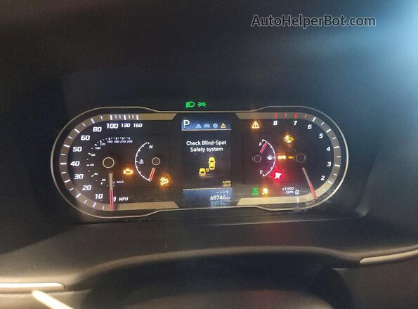 5NTJBDAE9NH032523 2022 HYUNDAI SANTA White Widok zestawu wskaźników