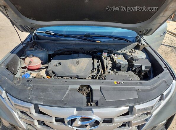 5NTJBDAE9NH037124 2022 HYUNDAI SANTA Серый Вид задней части салона