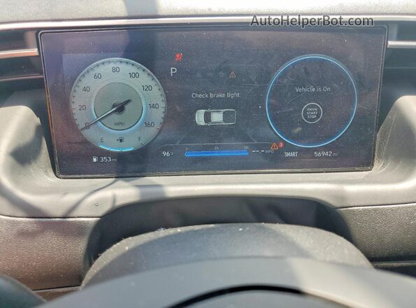 5NTJC4AE7PH057100 2023 HYUNDAI SANTA Green Vista del cuadro de instrumentos