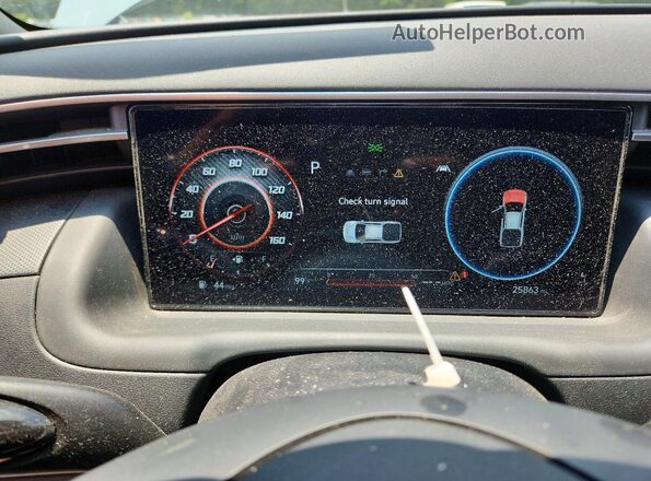 5NTJC4DE5RH125361 2024 HYUNDAI SANTA Серый Вид щитка приборов