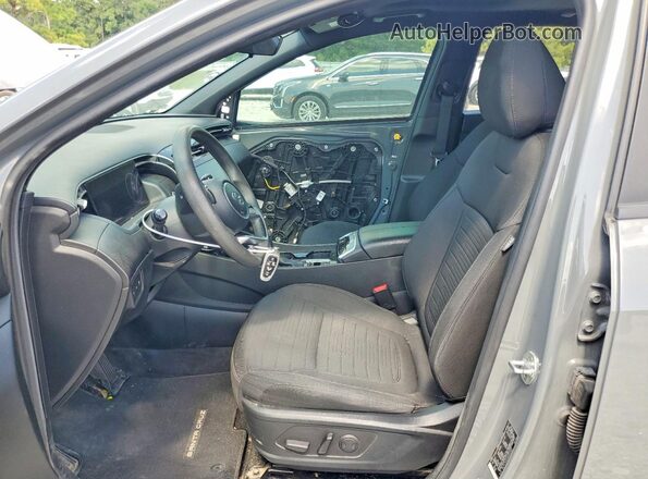5NTJCDAE0NH032357 2022 HYUNDAI SANTA Gray Widok wnętrza z przodu