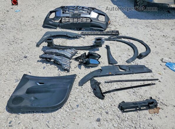 5NTJCDAE0NH032357 2022 HYUNDAI SANTA Gray Widok komory silnika