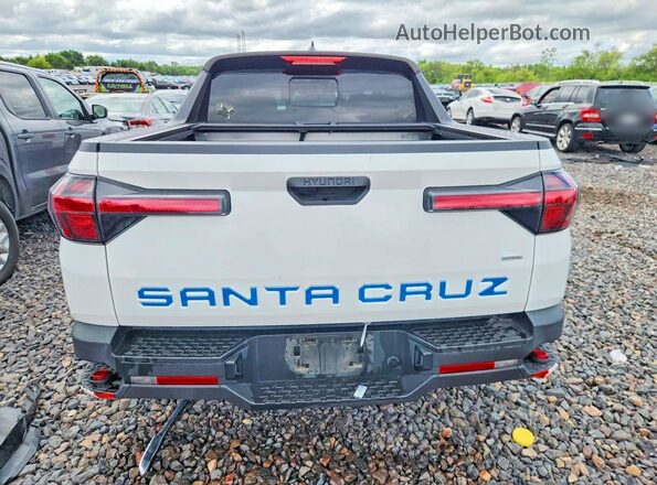 5NTJCDAE1NH029547 2022 HYUNDAI SANTA White Հետևի տեսք