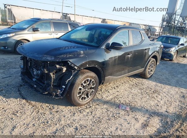 5NTJCDAE4RH097041 2024 HYUNDAI SANTA CRUZ Black წინა მარცხენა ხედი სამი მეოთხედიდან