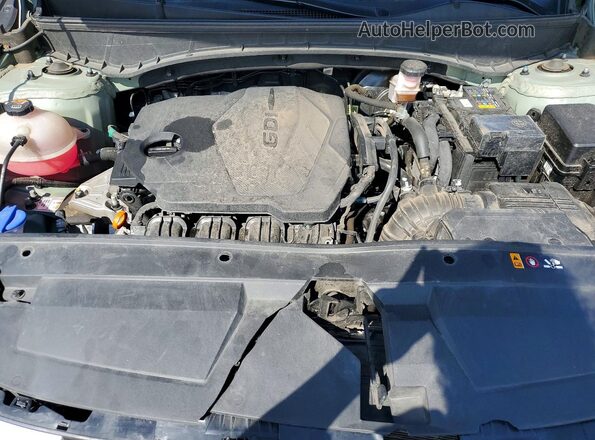 5NTJCDAE8PH064735 2023 HYUNDAI SANTA Зеленый Вид задней части салона