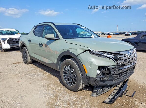 5NTJCDAE8PH064735 2023 HYUNDAI SANTA Зеленый Передняя правая четверть