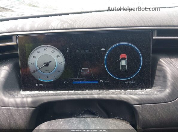 5NTJCDAE9NH003844 2022 HYUNDAI SANTA CRUZ Black Vista de los asientos traseros