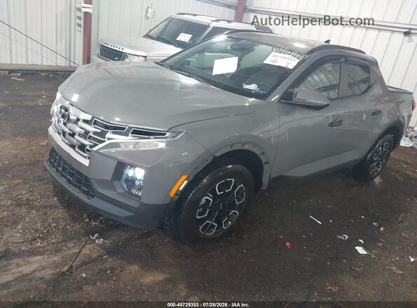 5NTJCDAE9RH081787 2024 HYUNDAI SANTA CRUZ Gray წინა მარცხენა ხედი სამი მეოთხედიდან