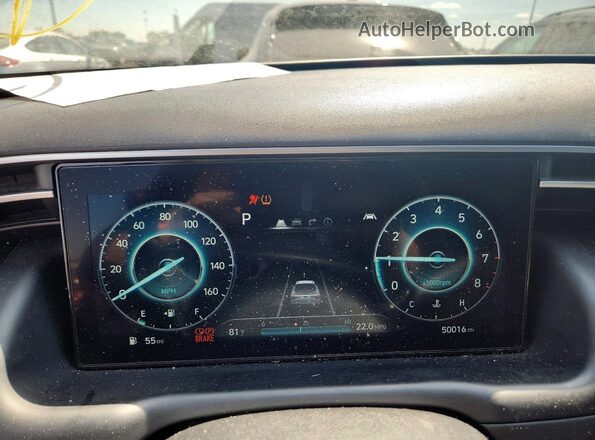 5NTJCDAF6RH075132 2024 HYUNDAI SANTA Black Instrument cluster view