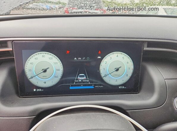 5NTJCDAF6RH091198 2024 HYUNDAI SANTA Черный Вид щитка приборов