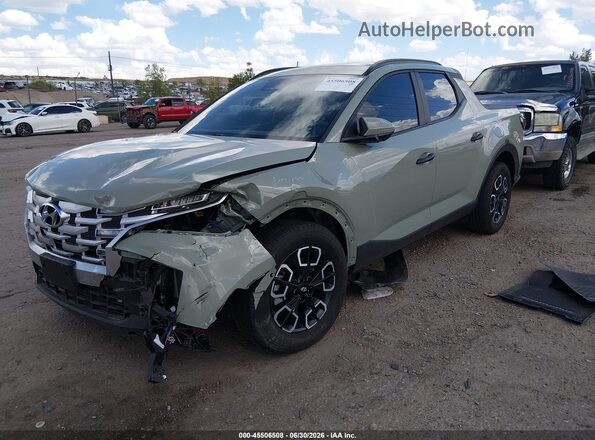 5NTJCDDE7RH115527 2024 HYUNDAI SANTA CRUZ Green Առջևի ձախ երեք քառորդ տեսարան