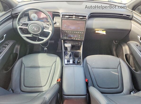 5NTJDDAF1RH082342 2024 HYUNDAI SANTA Белый Вид панели приборов