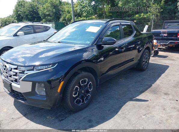 5NTJDDAF4NH002042 2022 HYUNDAI SANTA CRUZ Black წინა მარცხენა ხედი სამი მეოთხედიდან