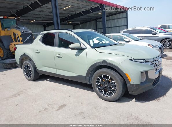 5NTJDDAF5NH035261 2022 HYUNDAI SANTA CRUZ Green Rear interior view