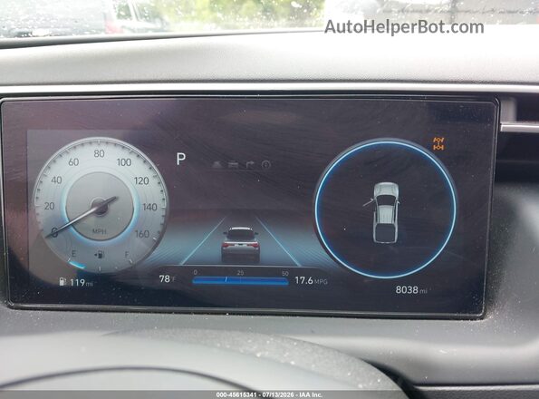 5NTJDDAF8RH088705 2024 HYUNDAI SANTA CRUZ White Vista de los asientos traseros