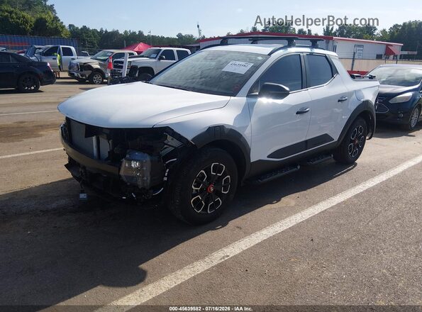 5NTJDDDF4RH119492 2024 HYUNDAI SANTA CRUZ White წინა მარცხენა ხედი სამი მეოთხედიდან