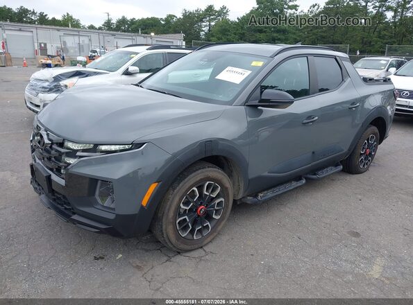 5NTJDDDF8RH123786 2024 HYUNDAI SANTA CRUZ Gray წინა მარცხენა ხედი სამი მეოთხედიდან