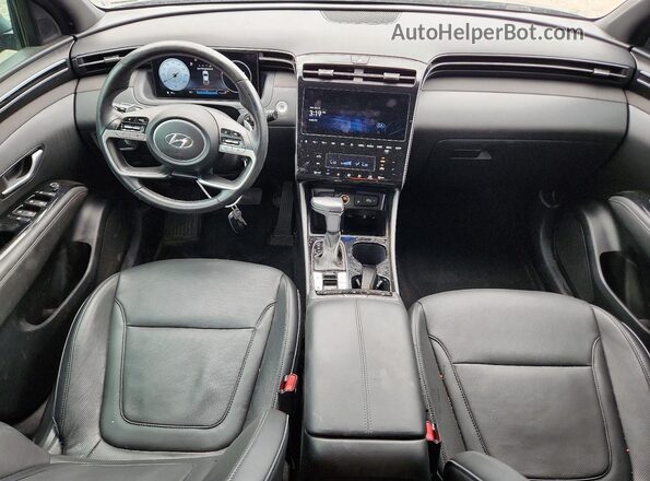 5NTJEDAF0PH040156 2023 HYUNDAI SANTA Black წინა პანელის ხედი