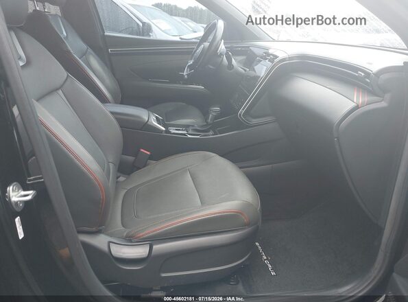 5NTJEDAF3NH007293 2022 HYUNDAI SANTA CRUZ Черный Вид салона спереди