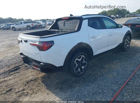 5NTJEDAF4NH038326 2022 HYUNDAI SANTA CRUZ White Задня права чверть