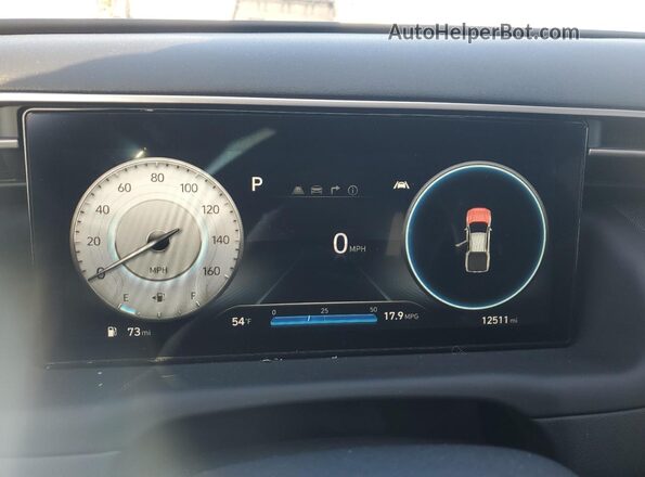 5NTJEDAF4RH088830 2024 HYUNDAI SANTA Black Սարքավորումների վահանակի տեսք