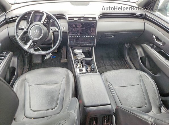 5NTJEDAFXNH005640 2022 HYUNDAI SANTA Зеленый Вид панели приборов