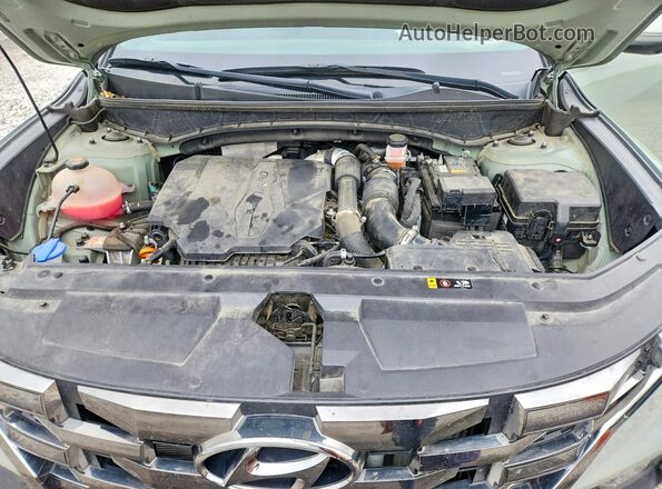 5NTJEDAFXNH005640 2022 HYUNDAI SANTA Зеленый Вид задней части салона