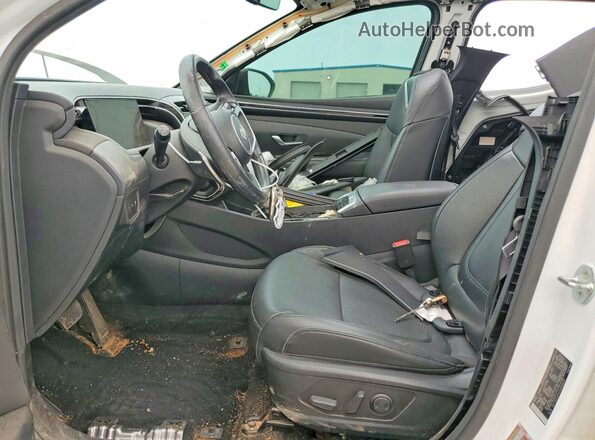 5NTJEDAFXNH028559 2022 HYUNDAI SANTA White Vista interior delantera