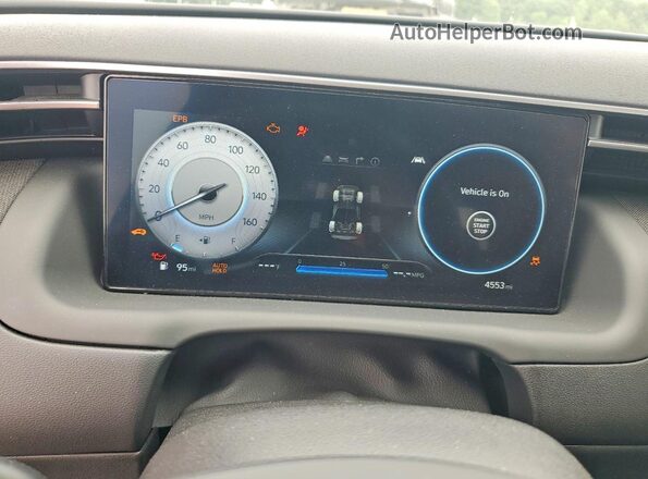 5NTJEDDF2RH125515 2024 HYUNDAI SANTA Green Instrument cluster view