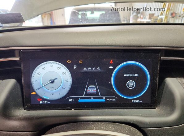 5NTJEDDF9RH110896 2024 HYUNDAI SANTA Gray Instrument cluster view