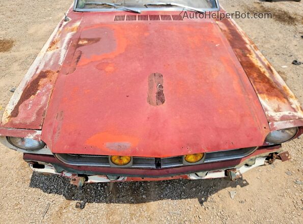 5R08T223693 1965 FORD MUSTANG Red Սալոնի հետևի տեսք