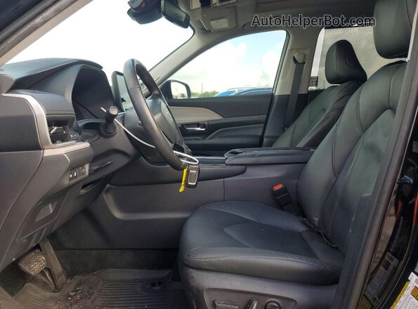 5TDAAAA52SS020350 2025 TOYOTA GRAND Black წინა სალონის ხედი