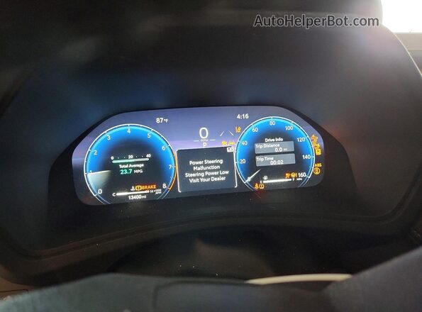 5TDAAAA53TS038664 2026 TOYOTA GRAND White Instrument cluster view