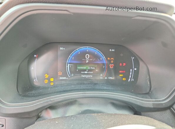 5TDAAAA5XSS025425 2025 TOYOTA GRAND Black Vista del cuadro de instrumentos