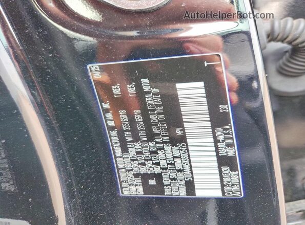 5TDAAAA5XSS025425 2025 TOYOTA GRAND Black Vista del compartimento del motor