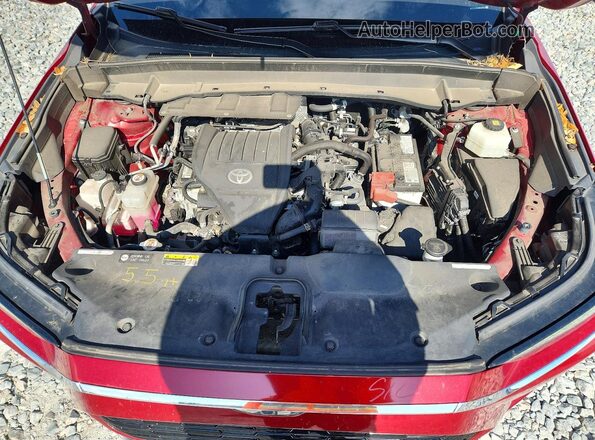 5TDAAAB51RS035477 2024 TOYOTA GRAND Red ძრავის განყოფილების ხედი