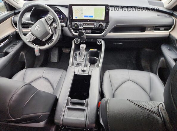 5TDAAAB52SS079591 2025 TOYOTA GRAND Black Dashboard view