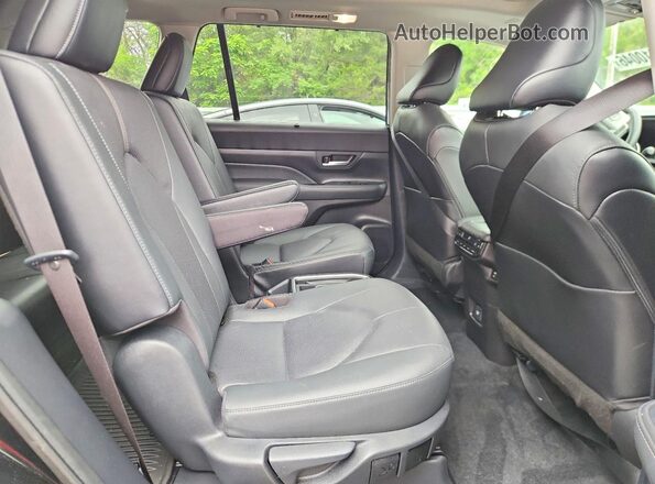 5TDAAAB52SS079591 2025 TOYOTA GRAND Black Rear interior view