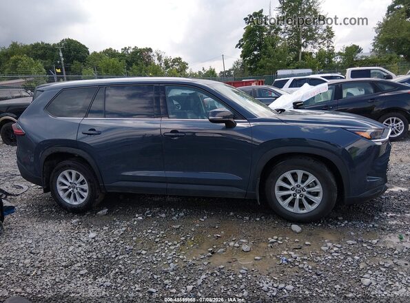 5TDAAAB52SS081230 2025 TOYOTA GRAND HIGHLANDER Blue Вид задньої частини салону