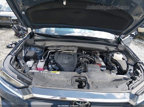5TDAAAB52SS081230 2025 TOYOTA GRAND HIGHLANDER Blue Вид ззаду