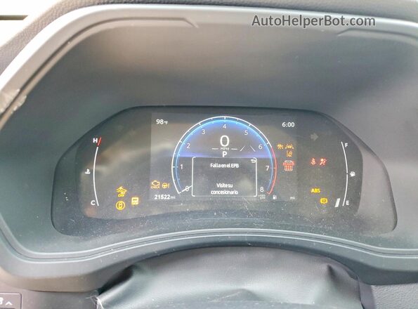 5TDAAAB52TS113160 2026 TOYOTA GRAND Blue Instrument cluster view