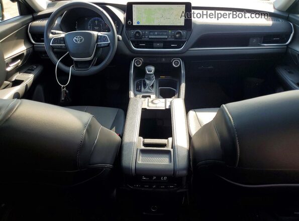 5TDAAAB53TS104578 2026 TOYOTA GRAND Silver Dashboard view