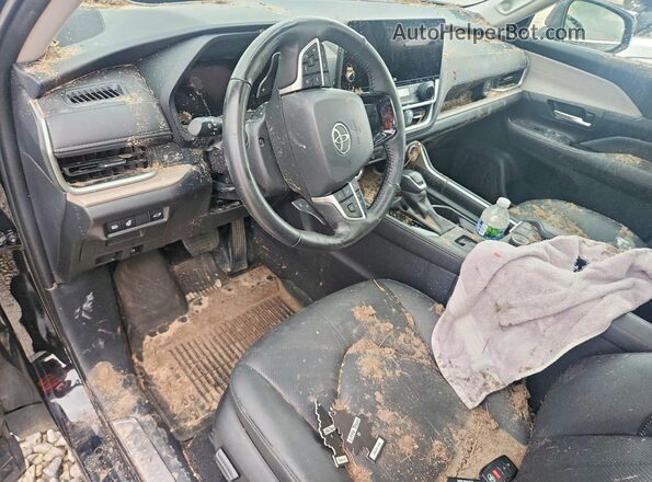 5TDAAAB54SS081195 2025 TOYOTA GRAND Black წინა პანელის ხედი