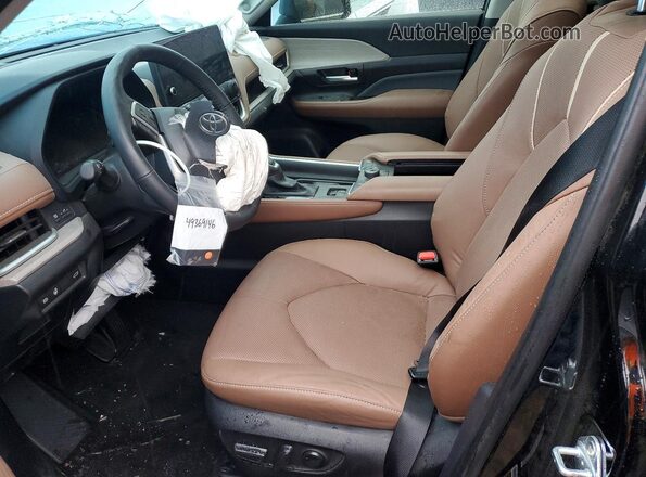 5TDAAAB54SS085070 2025 TOYOTA GRAND Black Front interior view