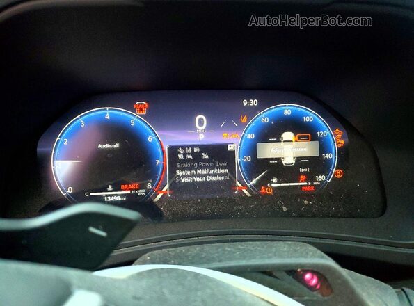 5TDAAAB54SS085070 2025 TOYOTA GRAND Black Instrument cluster view